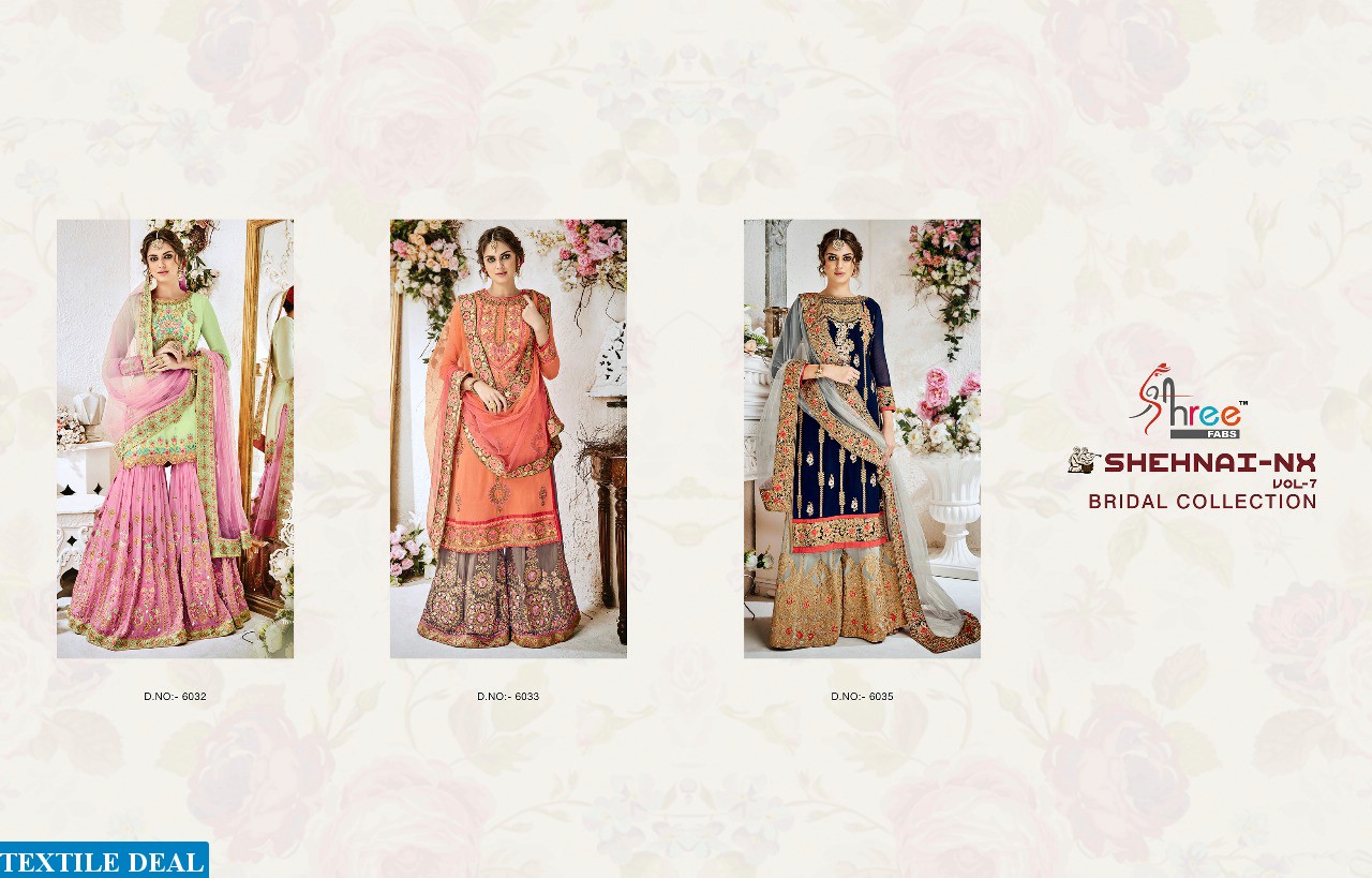 Shree fab shehnai bridal vol-7 nx collection Wholesale indian dresses